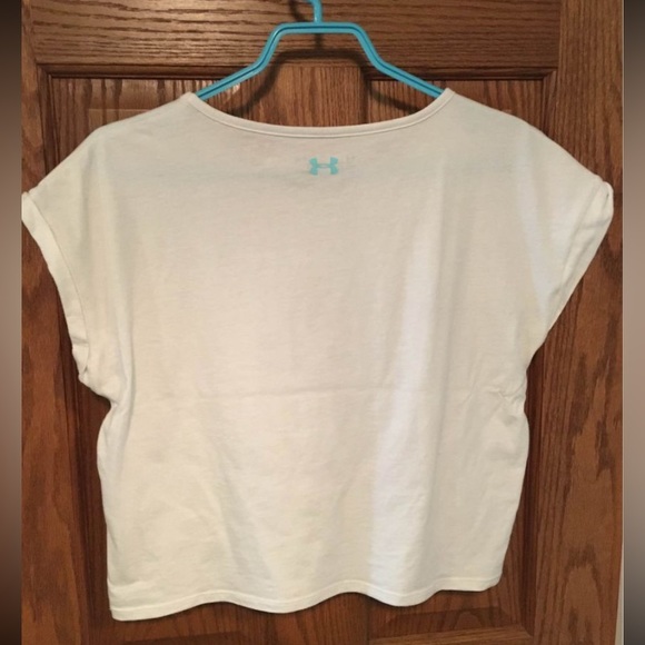 Project Rock "Hardest Worker In The Room" Crop T-Shirt - Picture 2 of 2